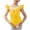 Yellow, variant on purcolt Ballet Leotards for Girls Ruffle Sleeve Hollow Out Back Mesh Ballerina Outfit Toddler Dance Ballet Gymnastics Leotards