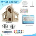 thumbnail image 5 of Bird Feeders, Diy Bird House Art Crafts Kit for Kids Ages 4-6 8-12,Build & Paint Your Own Wooden Hummingbird Feeder, Outdoor Wild Humming Bird Feeders Art Activities for Children's Day, 5 of 6