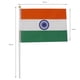 thumbnail image 4 of 12 Piezas Bandera de India Banderín Nacional Poliéster Yotijar Banderas que agitan de la mano, 4 of 5