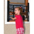 thumbnail image 3 of Segal S 4768 Fixed Window Guard, 31 In. - 54 In. X 21-1/2 In., Steel, White, 4-Bar, Non-Egress, 3 of 4