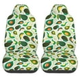 thumbnail image 2 of Fotbe Green Avocado (2) Pattern Automotive Seat Covers for Cars Trucks and SUVs – Car Seat Covers for Front Seats,Protective Seat Covers,Vehicle Seat Covers, Set of 2, 2 of 9
