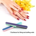 thumbnail image 4 of 2pcs/lot Nail Files Nail Buffers Block 7 Professional Steps Buffing Polishing Shining Your Fingernail & Toenail Tool Kit Sets, 4 of 8