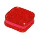 thumbnail image 4 of Joyero con diamantes de imitación, joyero creativo para manualidades, colgantes y baño. Rojo, 4 of 7