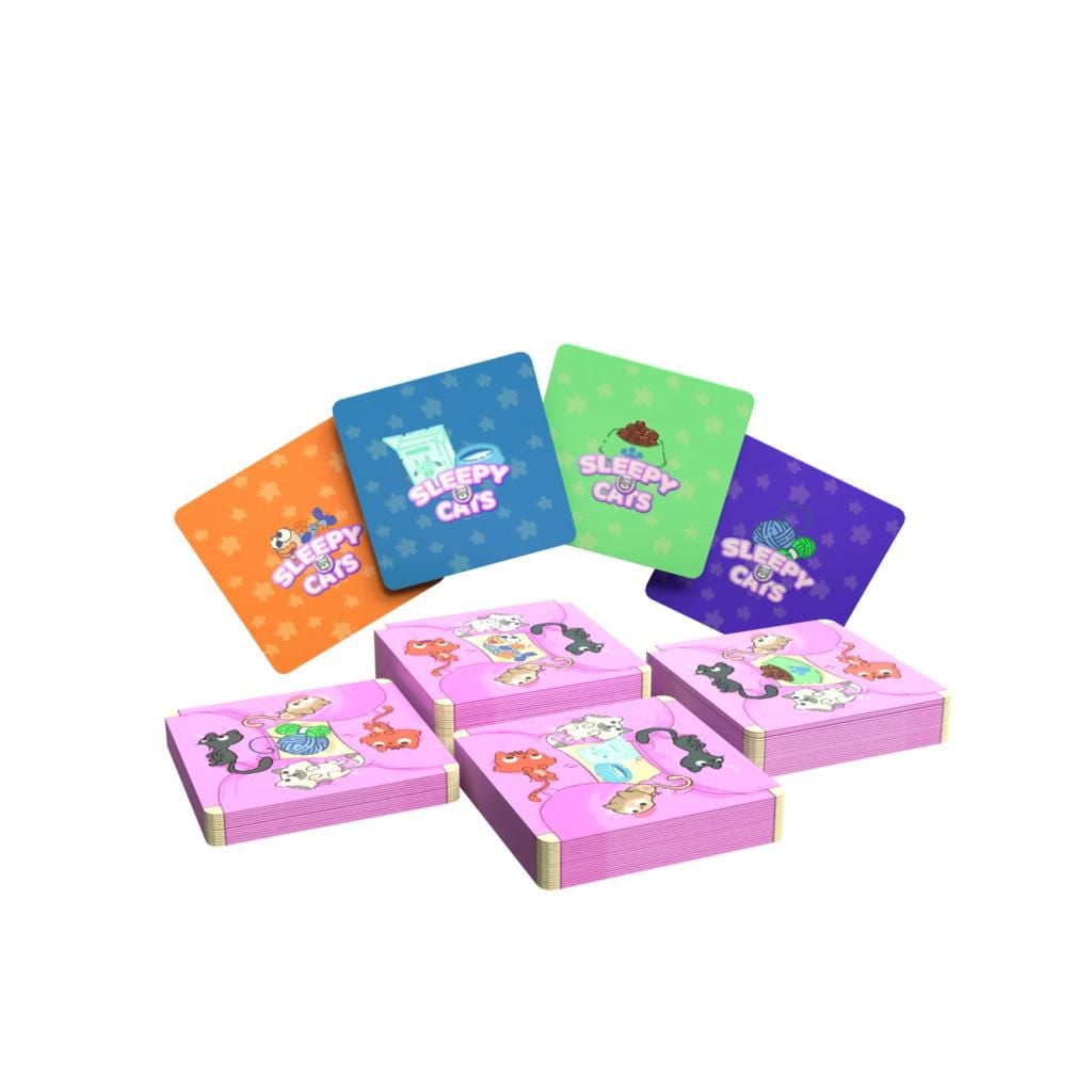 Sleepy Cats – Jeu de cartes familial relaxant – Version anglaise