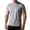 Gray—Mens Workout Shirts, variant on Men's Athletic T-Shirts Big and Tall Breathable Mesh Cooling Running Shirt Quick Dry Sports A-Shirt Moisture Wicking Performance Shirts White XXXL