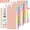 3P-Pink, variant on FOCUS DAY 3 Pack Spiral Notebook Journal, 5 Subject Notebook with Removable Dividers Tabs, 300 Pages 100GSM Lined Paper, Inner Pocket, A5 Hardcover College Ruled Notebook for Writing, 6.1" x 8.4"