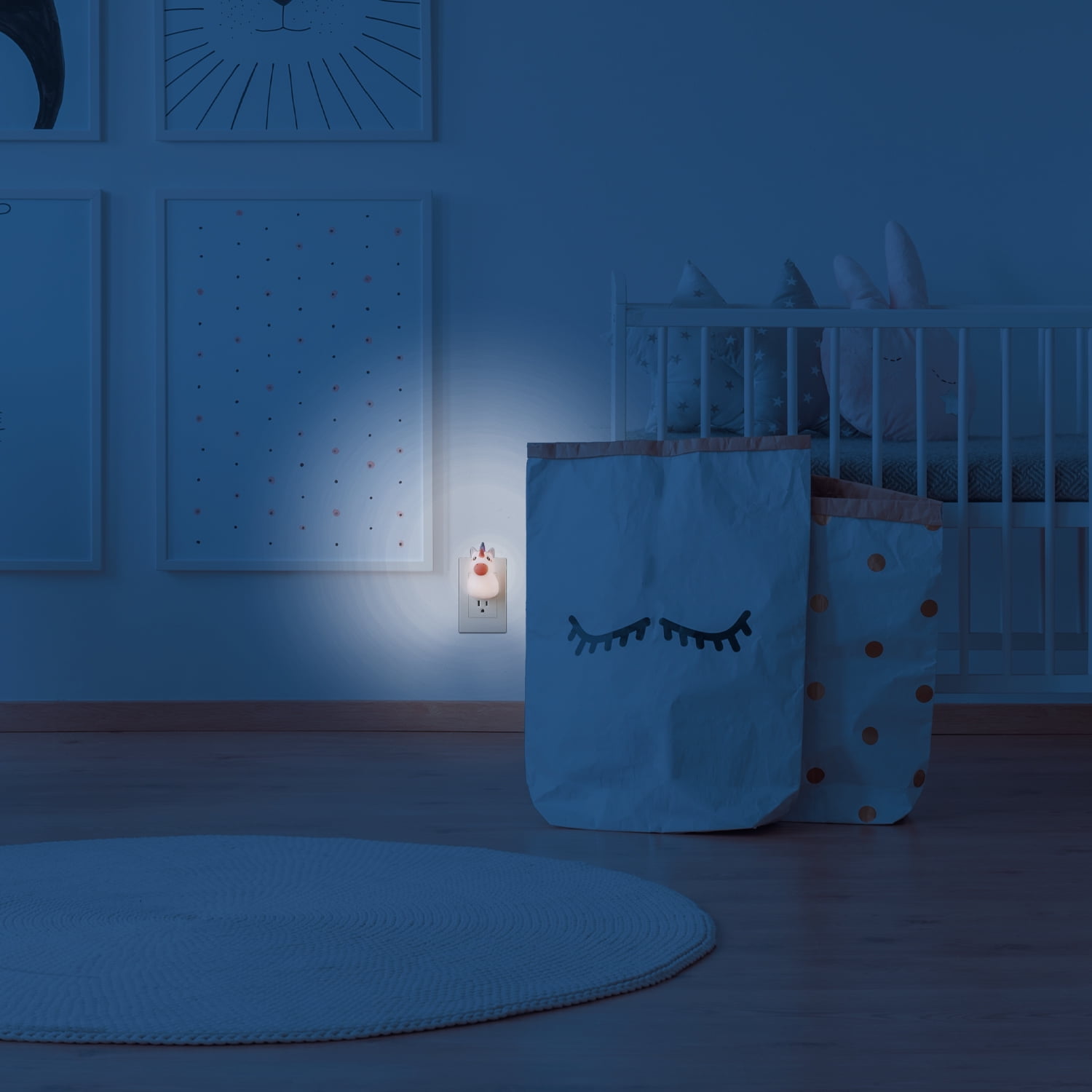 Red Plug in Kids Night light, Baby Night Light