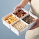 thumbnail image 3 of Caja De Almacenamiento Dividida, Moderna Caja De Almacenamiento De 4 Compartimentos, Sellado Hermético Transparente, Preservación De La Frescura Para La Sala De Estar, 3 of 7