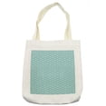 thumbnail image 1 of Abstract Tote Bag, Curly Bold Water Fishing Theme Summer Season Vacation Beach Seashore Swimming, Cloth Linen Reusable Bag for Shopping Books Beach and More, 16.5" X 14", Cream, by Ambesonne, 1 of 2