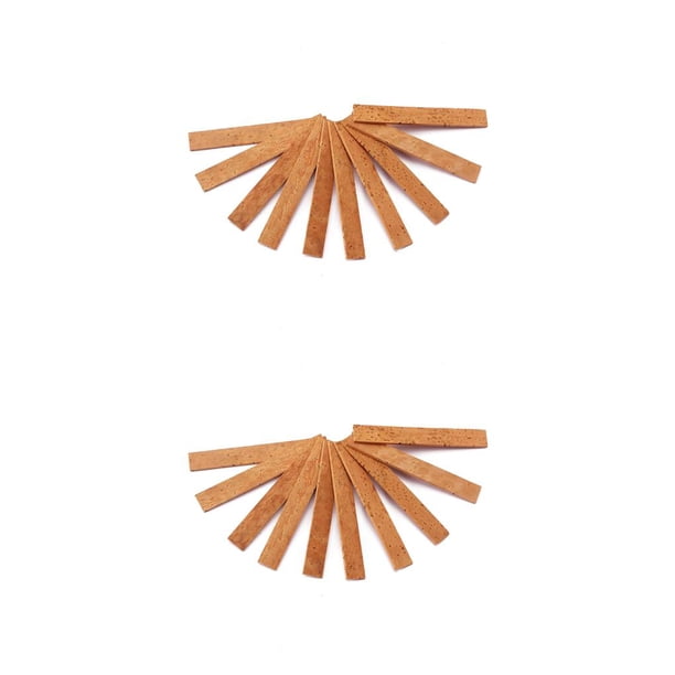 Greeniant 10 Pieces Saxophone Neck Cork Set Woodwind Repairing Sax Replacement Sealing Corks Instrument Material Parts Accessory Universal 2Conjunto