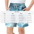 thumbnail image 3 of Zpanxa Kids Shorts Polyester Spandex Print Pattern with Drawstring Elastic Waistband Casual Swim Trunks 8-9 Years, 3 of 7