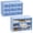 Blue, variant on 2 Pcs Mini Storage Drawers Teacher Toolbox Organizer with 9 Clear Drawers Small Plastic Desktop Teacher Desk Craft Organizer for Classroom Office 7" x 3. 9" x 4. 7"(Black)