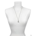 thumbnail image 3 of Delight Jewelry Silvertone Rock Star Guitar Silvertone Believe Faith Prayer Hope Bar Charm Necklace, 23", 3 of 4