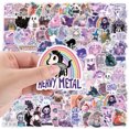 thumbnail image 4 of Calcomanías de vinilo impermeables con forma de calavera, 100 unidades por lote, 4 of 4