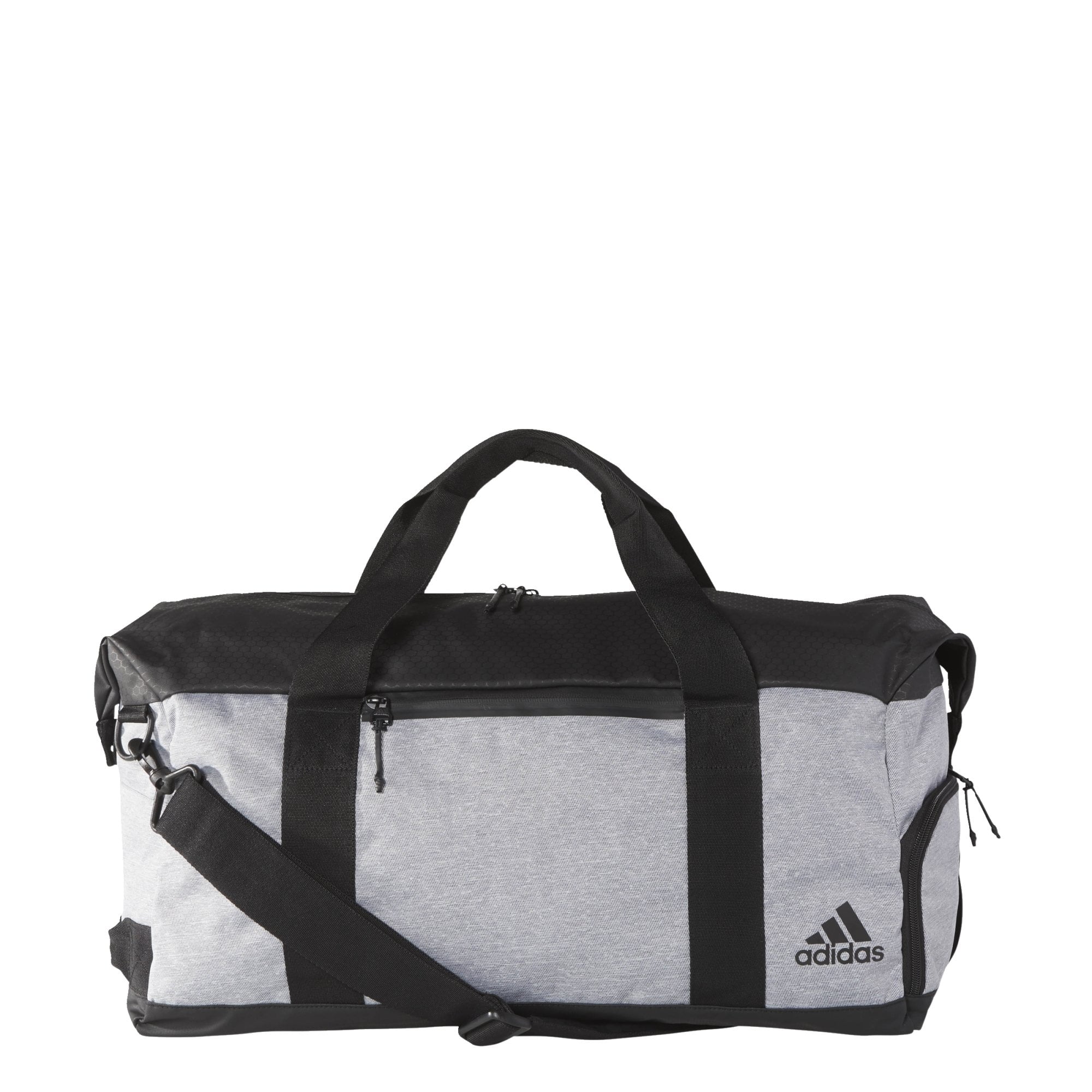 adidas NEW Gray Unisex Sport ID Men&#39;s Large Duffle/Gym Shoulder Bag - 0