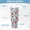 thumbnail image 5 of Pofeuu Ladybugs And Flowers 1 Print 40oz Ice Bully With Handle And Straw Stainless Steel Vacuum Insulated Cup And 2 In 1 Straw Lid, 5 of 8