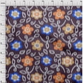 thumbnail image 4 of oneOone Cotton Silk Wine Fabric Floral Sewing Material Print Fabric By The Yard 42 Inch Wide, 4 of 6