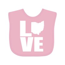 Inktastic Ohio Love Boys or Girls Baby Bib