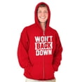 thumbnail image 5 of Won't Back Down Athletic Workout Zip Up Hoodie Men's Women's Brisco Brands L, 5 of 6