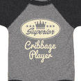 thumbnail image 4 of Inktastic Cribbage Player Vintage Superior Boys or Girls Baby Bodysuit, 4 of 5