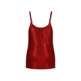 thumbnail image 4 of BRGZLK Women's V Neck Sequin Tank Tops Summer Sparkly Glitter Sleeveless Tee Shirts Fashion Solid Color Holiday Party Top, 4 of 6