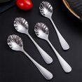 thumbnail image 5 of Wharick Dessert Spoon Mirror Polish Shell Shape Stainless Steel Home Fruit Spoon for Kids, 5 of 5