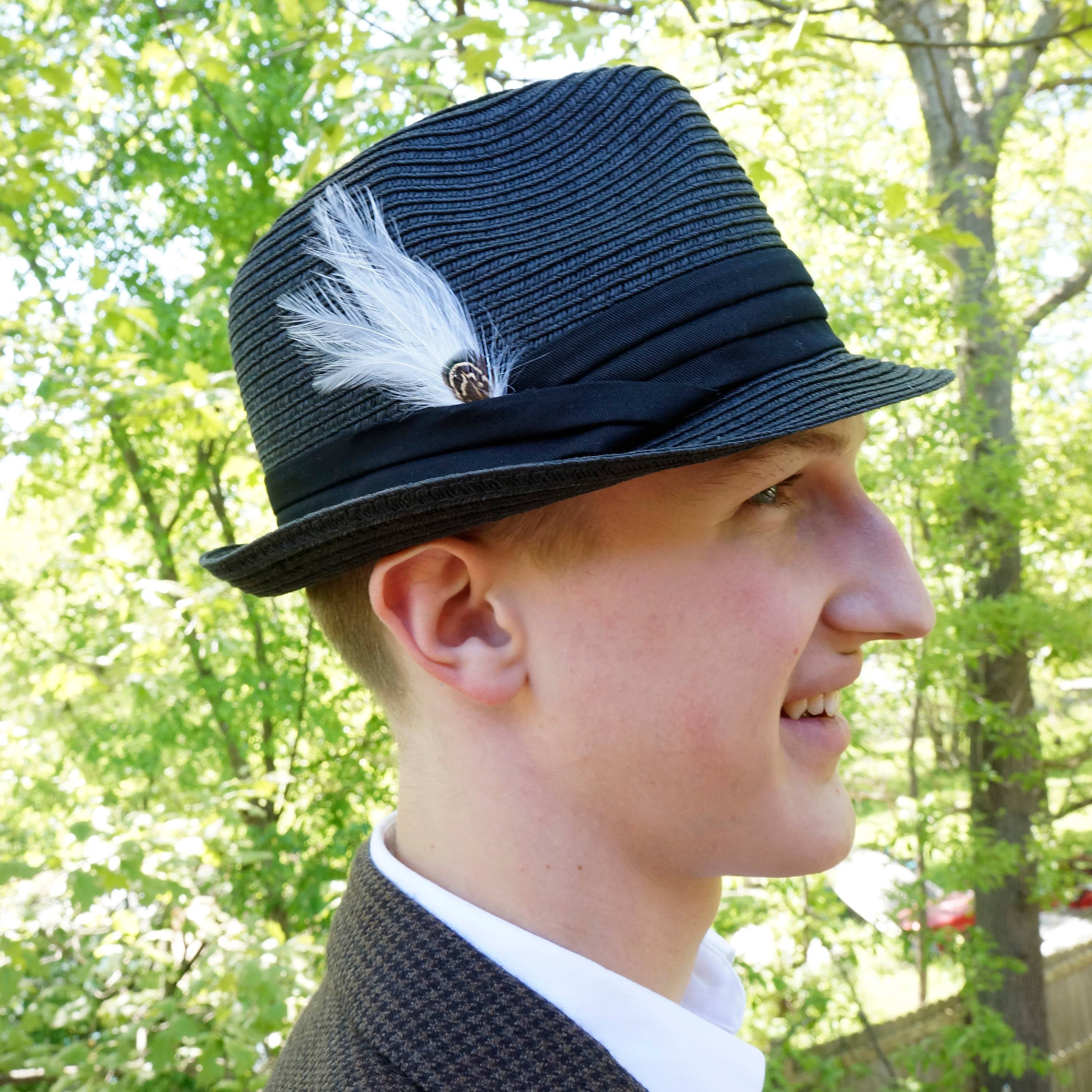 ZUCKER™ Hackle-Pheasant Hat Trim - Ivory - Natural