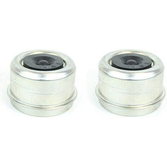 Southwest Wheel 2-Pack 2.44" Grease Dust Cap w/Plug for EZ Lube 5,200 lbs. Trailer Axle