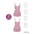 thumbnail image 6 of MeMoi Women's Ruffled Lettuce Edge Rib Tank Top and Short Set - Womens - Female, 6 of 7