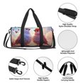 thumbnail image 4 of Fotbe Heart Sky Bird Couple Bolsa Deportiva de Lona Plegable con Estampado, Bolsa de Gimnasio con Bolsillo Seco/Húmedo, Bolsa de Viaje Ultraligera de Gran Capacidad, 4 of 6
