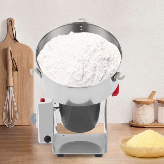 2500g Commercial Spice Grinder, 32000rpm, 4500W Electric Grain Mill for Coffee Beans, Seasonings, Rice, Soybeans, Corn, Wheat, Peppers 110V