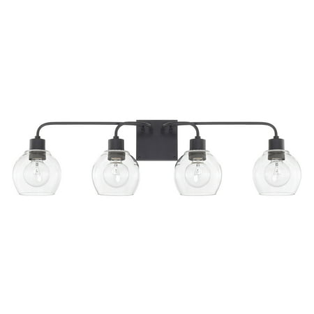 

Capital Lighting 120041-426 Tanner 4 Light 34 Wide Bathroom Vanity Light - Black