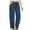Blue, variant on LLYwey Leggings for Women Ladies Casual Solid Pocket High Waist Straight Leg Pants Casual Pants Corduroy High Waist Slightly Flared Wide Leg Casual Pant New Winter Pants Black L