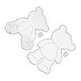 thumbnail image 1 of Troqueles de corte de Metal Advancent DIY en forma de oso 2 pack/lote Herramientas y accesorios para hornear, 1 of 6