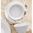 thumbnail image 4 of Pillivuiy Eventail Bowl 6" Salad Soup Cereal White Porcelain Set of 4, 4 of 4