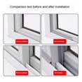 thumbnail image 5 of 8m Self Adhesive Window Seal Strip Soundproof And Windproof Nylon Cloth Door Weather Rubber Strip F, 5 of 5