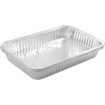thumbnail image 3 of Casewin Aluminum Foil Pans(50 Pack) -12*8 in Tin Foil Pans with High Heat Conductivity - Disposable Cookware For Baking, Grilling, Cooking, Storing, Prepping - Recyclable and Disposable Aluminum Pans, 3 of 8