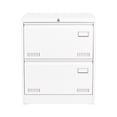 thumbnail image 6 of Metal Filing Cabinet in White with 2 Drawers and Lock for Office Clean and Maintenance, 6 of 7