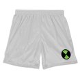 thumbnail image 3 of Ben 10 Logo Mens Lined Mesh Shorts, Silver, Small, 3 of 6
