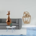 thumbnail image 2 of Escultura de figura de pareja, y estatua abstracta para dormitorio, estantería y cafetería, decoración de escritorio, regalo., 2 of 8