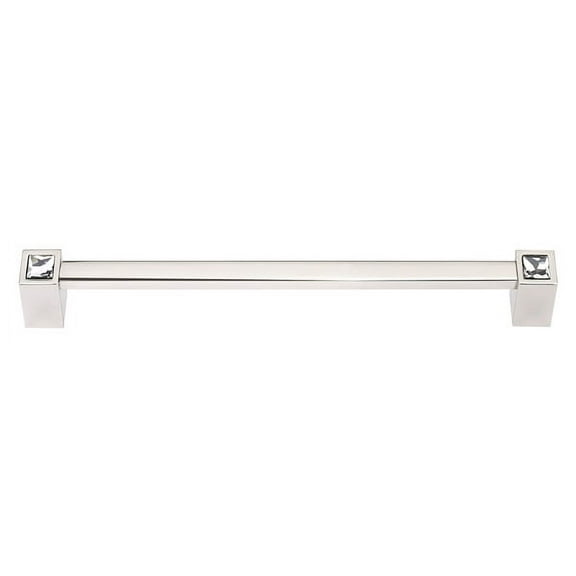 Alno Cd718-8 Contemporary Solid Brass 8" Center To Center Appliance Handle Pull - Nickel