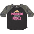 thumbnail image 3 of Inktastic Princess of the Petals with Crown Girls Toddler T-Shirt, 3 of 5