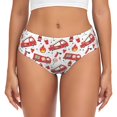 thumbnail image 1 of Fotbe Fire Truck Calzones Estampados para Mujer – Ropa Interior de Algodón, Cómoda, Suave y Elástica-XX-Large, 1 of 6