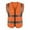 Orange, variant on Vest Reflective Breathable Cloth Safety Protective Vest One Size Fits Most for Outdoor