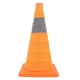 thumbnail image 4 of Cono de seguridad reflectante de 45 x 24,5 x 24,5 cm, plegable, portátil, blando, para estacionamiento en carretera., 4 of 14
