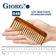 thumbnail image 4 of 5.75" Deep Wide Tooth Detangling Comb, 4 of 25