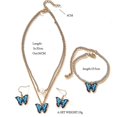 thumbnail image 3 of butterfly pendant gift jewelry necklace sets for women, 3 of 4
