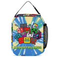 thumbnail image 4 of Geometry Dash 3PCS Casual Backpack Set Bookbag + Pencil Case + Lunch Bag Combination For Travel Work Camping, 4 of 8