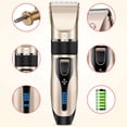 thumbnail image 3 of Pet Hair Trimmer Rechargeable Electric Pet Groomming Set Dog Clipper Kit for Dog, 3 of 10