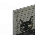 thumbnail image 2 of Luxe Metal Art 'Kitty Mugshot' by Nicklas Gustafsson, Metal Wall Art, 12"x16", 2 of 9